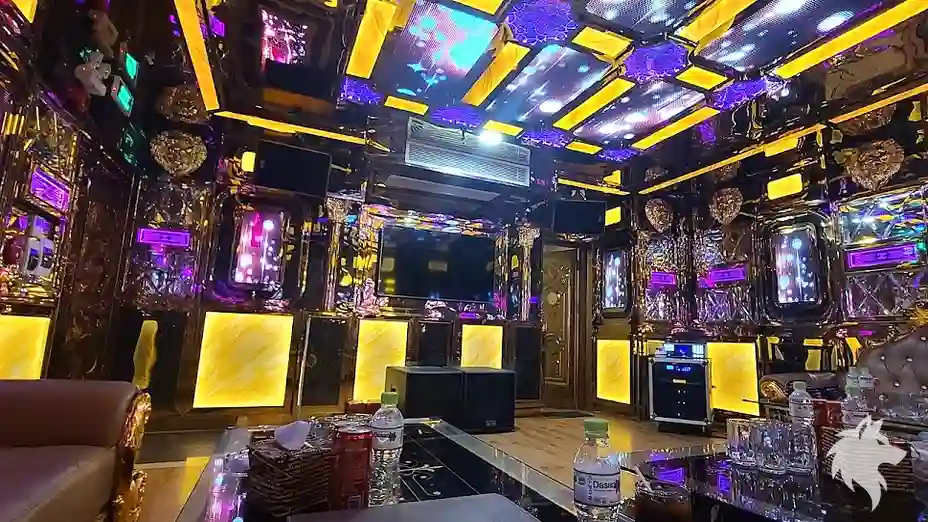 設有大型沙發的宴會包廂