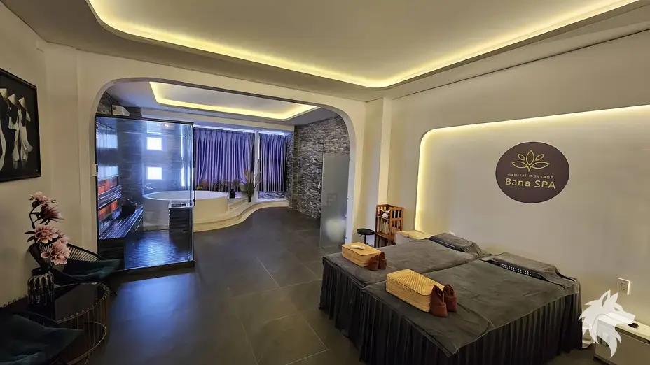 配有桑拿設備的 Spa 房