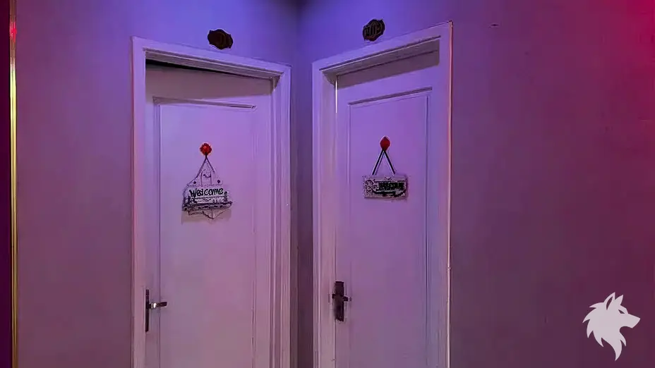 迎賓裝飾的入口