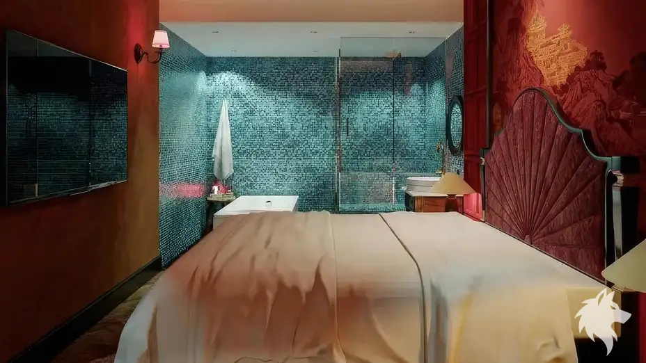 設有浴缸的私人按摩房